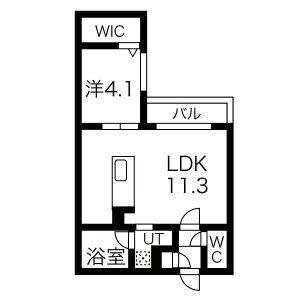 ＡＬＰＨＡ新札幌 203｜北海道札幌市厚別区厚別中央一条７丁目(賃貸マンション1LDK・2階・35.88㎡)の写真 その2