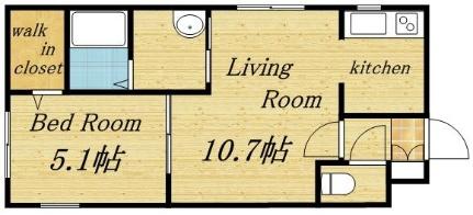 ＣＲＥＳ920 103｜北海道札幌市中央区北九条西２０丁目(賃貸マンション1LDK・1階・35.28㎡)の写真 その2