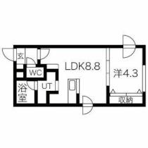 エヴァ元町 0402 ｜ 北海道札幌市東区北二十二条東１６丁目（賃貸マンション1LDK・4階・30.70㎡） その2