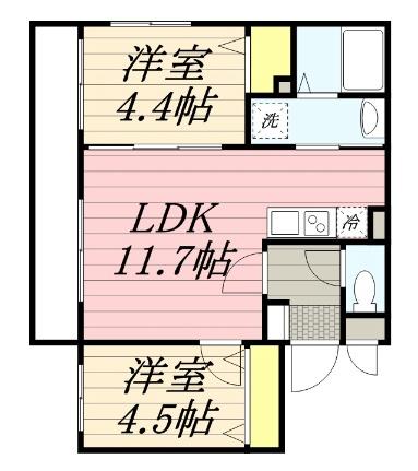 ＡＬＢＡ　ＧＲＡＮＤＥ麻生 303｜北海道札幌市北区北三十六条西６丁目(賃貸マンション1LDK・3階・36.96㎡)の写真 その2