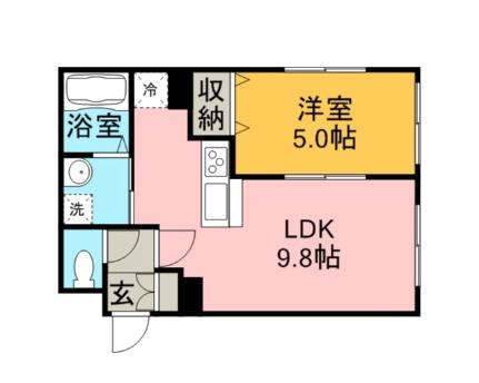 ノーチェ 305｜北海道札幌市中央区北五条西２８丁目(賃貸マンション1LDK・3階・35.65㎡)の写真 その2