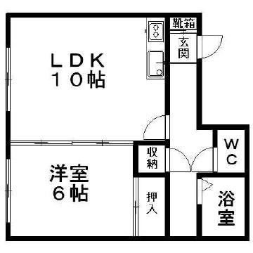 シャトレ美香保公園III 708｜北海道札幌市東区北二十三条東７丁目(賃貸マンション1LDK・3階・35.70㎡)の写真 その2