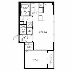 Ｃｉｔｙ　Ｐｒｅｍｉｅｒ（シティプレミア）北6条 0405｜北海道札幌市中央区北六条西２０丁目(賃貸マンション1LDK・4階・37.97㎡)の写真 その2