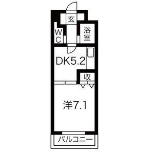 南6条発成（タッセイ）ビル 603｜北海道札幌市中央区南六条西１２丁目(賃貸マンション1DK・6階・25.43㎡)の写真 その2