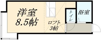 ＡＭＳ緑Ｂ棟 208｜北海道小樽市緑１丁目(賃貸アパート1R・3階・22.00㎡)の写真 その2