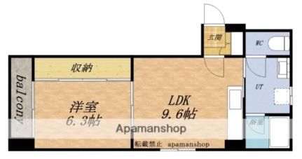 フロックス洗心橋 201｜北海道小樽市最上１丁目(賃貸マンション1LDK・3階・35.00㎡)の写真 その2