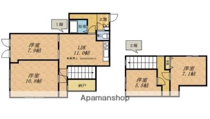 サンハイムおたもい 102｜北海道小樽市オタモイ１丁目(賃貸アパート4LDK・1階・97.25㎡)の写真 その2