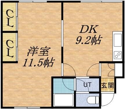 赤岩壱番館 203｜北海道小樽市赤岩１丁目(賃貸アパート1LDK・2階・40.90㎡)の写真 その2