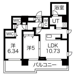 エッセンシア駅前レジデンス 806｜北海道小樽市稲穂２丁目(賃貸マンション2LDK・8階・54.74㎡)の写真 その2