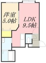 ボン・ルトゥール南小樽 205 ｜ 北海道小樽市若松１丁目（賃貸アパート1LDK・2階・32.35㎡） その2