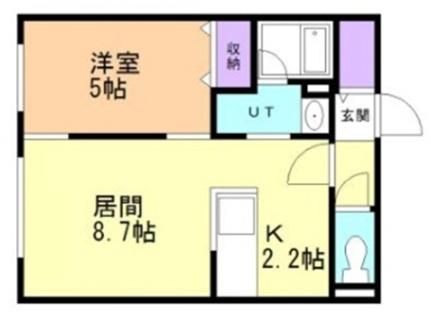 カサ・デル・フィオーレ 301｜北海道札幌市南区澄川三条４丁目(賃貸マンション1LDK・3階・35.30㎡)の写真 その2