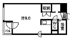 グレイシャス平岸 105｜北海道札幌市豊平区平岸一条２丁目(賃貸マンション1K・1階・27.18㎡)の写真 その2