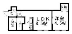 グランピュア菊水 106 ｜ 北海道札幌市白石区菊水六条４丁目（賃貸アパート1LDK・2階・30.00㎡） その2