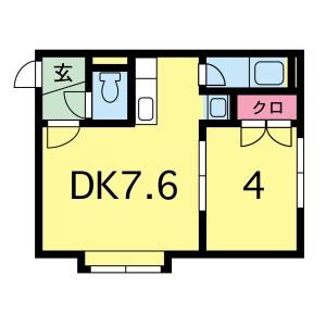 グランベルプライムハウス 201｜北海道札幌市豊平区美園六条８丁目(賃貸アパート1DK・3階・24.30㎡)の写真 その2