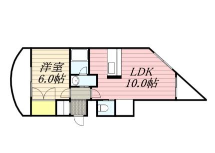 アクアプレイス 601 ｜ 北海道札幌市白石区菊水二条２丁目（賃貸マンション1LDK・6階・37.21㎡） その2