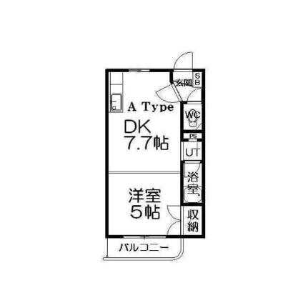 栄通り5ＩＫハイツ 405｜北海道札幌市白石区栄通５丁目(賃貸マンション1DK・4階・25.00㎡)の写真 その2