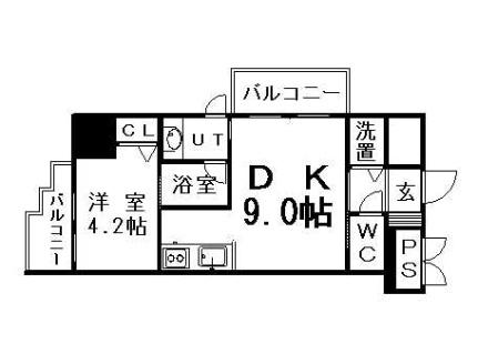 ＫＤＸレジデンス菊水四条 0701｜北海道札幌市白石区菊水四条３丁目(賃貸マンション1LDK・7階・34.70㎡)の写真 その2