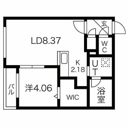 ピーロ栄通 101｜北海道札幌市白石区栄通１３丁目(賃貸マンション1LDK・1階・35.67㎡)の写真 その2