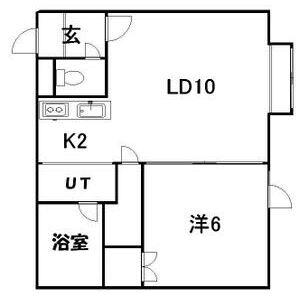 フローレンス菊水 102｜北海道札幌市白石区菊水六条１丁目(賃貸アパート1LDK・1階・42.23㎡)の写真 その2