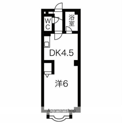 ハイムリーベII 105｜北海道札幌市北区北三十七条西７丁目(賃貸マンション1DK・1階・25.00㎡)の写真 その2