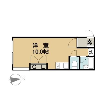 ソシアルトミイＮｏ．8 106｜北海道札幌市東区北八条東６丁目(賃貸マンション1R・2階・23.87㎡)の写真 その2