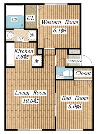 ルミエールＨＩＤＥ 202｜北海道札幌市北区北二十九条西５丁目(賃貸アパート2LDK・2階・52.65㎡)の写真 その2