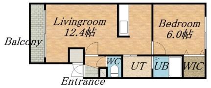 ジュアン麻生 101｜北海道札幌市北区麻生町６丁目(賃貸マンション1LDK・1階・37.95㎡)の写真 その2