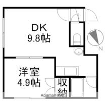 北海道札幌市東区北十七条東１８丁目（賃貸アパート1LDK・2階・29.48㎡） その3