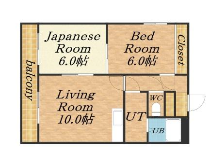 ノースイン高松 805｜北海道札幌市北区北二十五条西５丁目(賃貸マンション2LDK・8階・51.45㎡)の写真 その2