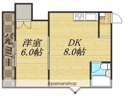 カスターナ北円山 302｜北海道札幌市中央区北八条西２４丁目(賃貸マンション1DK・3階・30.46㎡)の写真 その2