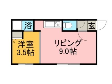 ハイツ古跡 202｜北海道札幌市西区山の手三条２丁目(賃貸アパート1LDK・2階・23.31㎡)の写真 その2