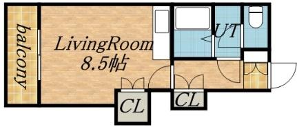 メープル北円山 906｜北海道札幌市中央区北七条西２４丁目(賃貸マンション1R・9階・23.38㎡)の写真 その2