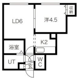 西線6条駅 4.3万円