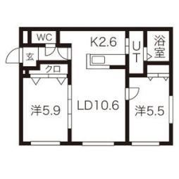 琴似駅 7.4万円