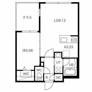 ＬＩＥＮ　ＭＡＲＵＹＡＭＡ（リアンマルヤマ） 0105｜北海道札幌市中央区北六条西２５丁目(賃貸マンション1LDK・1階・37.13㎡)の写真 その2