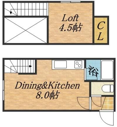 クルーズハウス山の手 202 ｜ 北海道札幌市西区山の手二条１丁目（賃貸マンション1R・2階・25.40㎡） その2