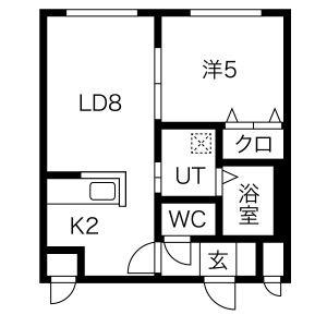 ニアステーション宮の沢 403｜北海道札幌市西区発寒六条１０丁目(賃貸マンション1LDK・4階・35.79㎡)の写真 その2