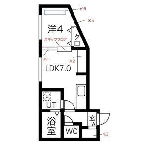 Ｔｒｕｌｌｉ（トゥルッリ） 405 ｜ 北海道札幌市手稲区手稲本町一条３丁目（賃貸マンション1DK・4階・27.36㎡） その2