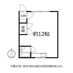 ハイツエーデルワイス 105｜北海道札幌市西区二十四軒四条５丁目(賃貸アパート1R・1階・22.68㎡)の写真 その2