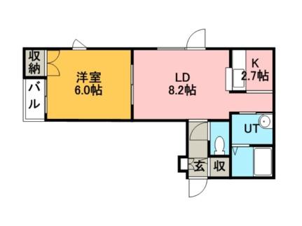 メルシオン手稲 203｜北海道札幌市手稲区前田一条１２丁目(賃貸アパート1LDK・2階・39.88㎡)の写真 その2