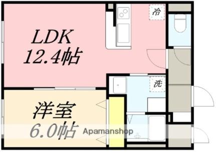 Ｐｒｅｍｉｅｒ　Ｃｈｏｕｅｔｔｅ（プルミエシュエット） 203 ｜ 北海道函館市東山２丁目（賃貸マンション1LDK・2階・43.50㎡） その2