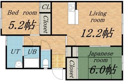 メゾン笹 203｜北海道札幌市清田区平岡三条２丁目(賃貸アパート2LDK・3階・51.07㎡)の写真 その2