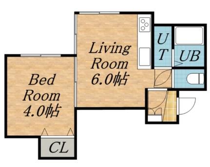 ラハイナ18 103｜北海道札幌市白石区本通１８丁目北(賃貸マンション1DK・2階・21.00㎡)の写真 その2