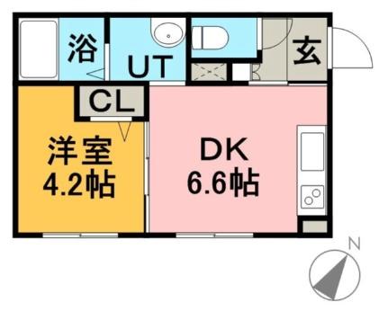 ハレイワコート 402 ｜ 北海道札幌市厚別区青葉町４丁目（賃貸マンション1DK・4階・27.28㎡） その2