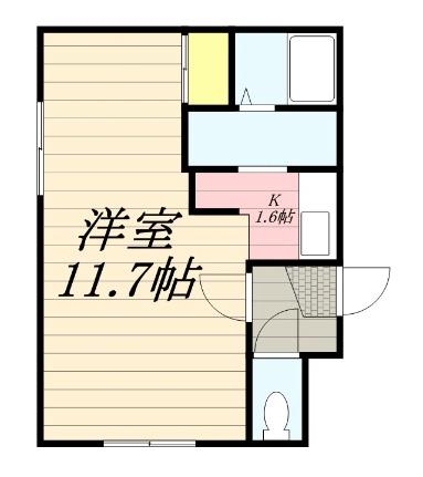 プリマステラ 401｜北海道札幌市厚別区厚別中央二条４丁目(賃貸マンション1K・4階・25.24㎡)の写真 その2