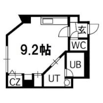 Ｌ・ＳＴＡＧＥ 203 ｜ 北海道札幌市白石区菊水五条２丁目（賃貸マンション1R・2階・26.45㎡） その2