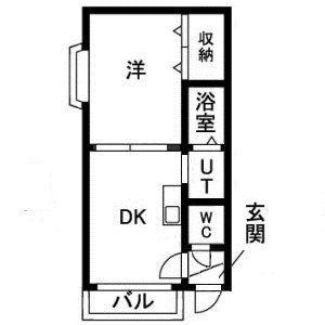 ピースフル栄通 402｜北海道札幌市白石区栄通６丁目(賃貸マンション1DK・4階・31.35㎡)の写真 その2