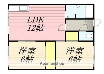 山田マンション2 7｜北海道札幌市清田区北野五条２丁目(賃貸アパート2LDK・2階・50.00㎡)の写真 その2