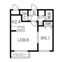 Ｃｈｏｃｏｌａｔ 0302 ｜ 北海道札幌市豊平区美園七条２丁目（賃貸マンション1LDK・3階・35.08㎡） その2