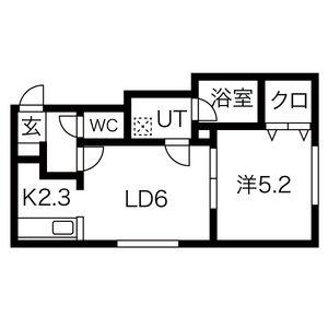 コロアール 106｜北海道札幌市豊平区月寒東一条７丁目(賃貸アパート1LDK・2階・32.80㎡)の写真 その2